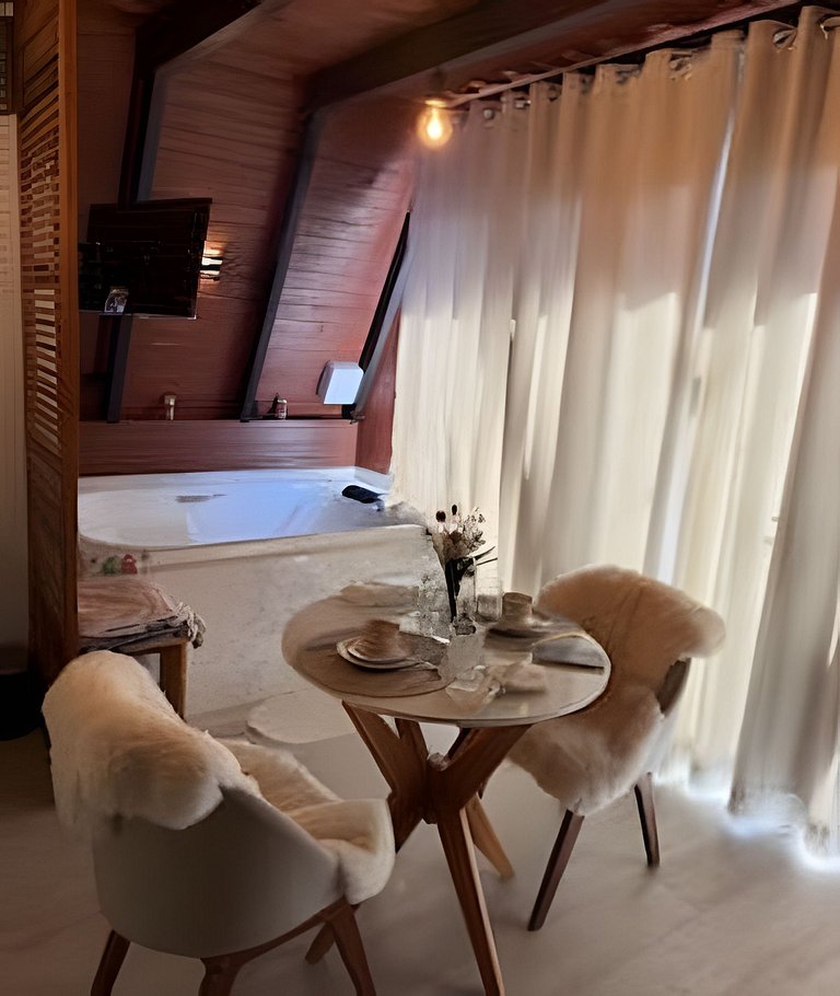 Cabana Riviera | Jacuzzi Privativa | Ferrugem