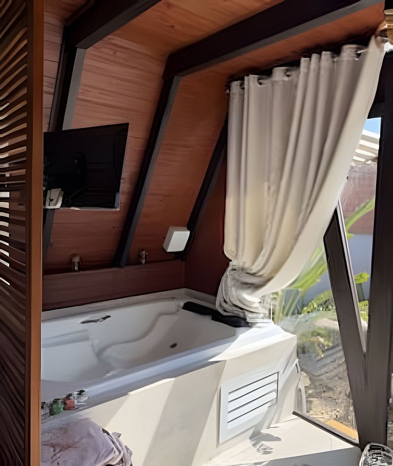 Cabana Riviera | Jacuzzi Privativa | Ferrugem